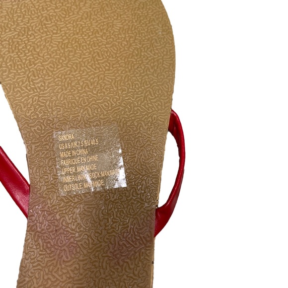 Shoe Dazzle Sandra sandal red size 9.5 - Picture 3 of 3